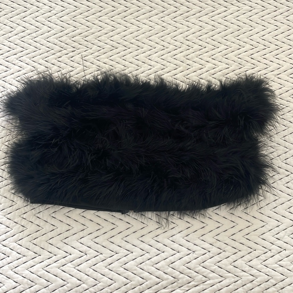 Feathered tube top boutique